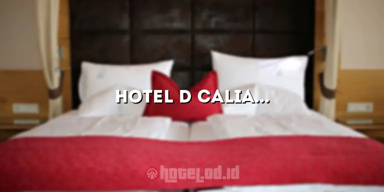 Hotel d Calia Tarakan: Penginapan Mewah di Tepi Pantai