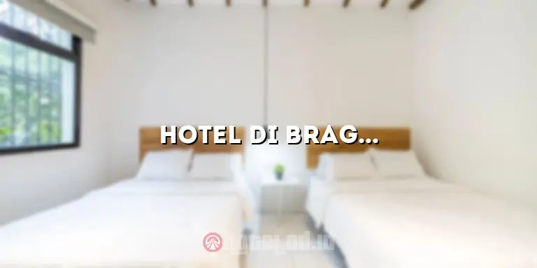 Hotel di Braga City Walk: Tempat Menginap yang Nyaman di Pusat Keramaian Braga