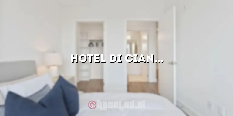 Hotel di Cianjur yang Ada Kolam Renang: Nikmati Liburan Anda dengan Kenyamanan yang Luar Biasa