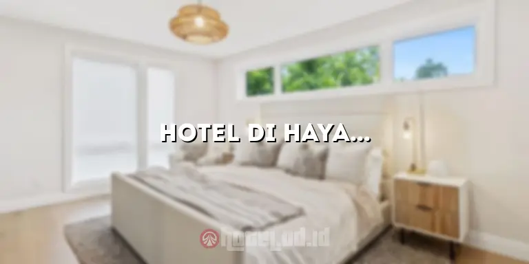 Hotel di Hayam Wuruk: Penginapan Nyaman di Pusat Kota