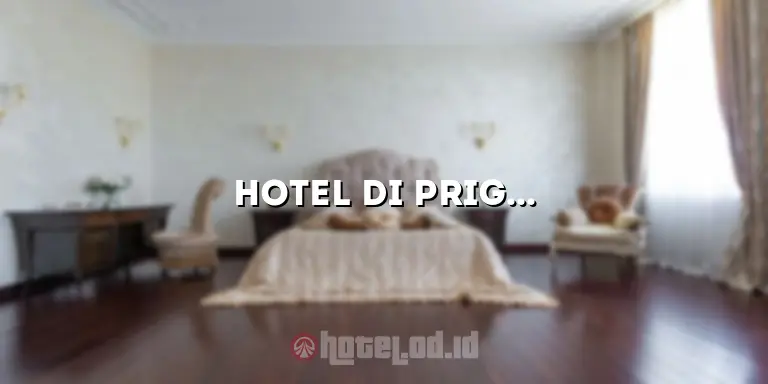 Hotel di Prigen Pasuruan: Penginapan yang Nyaman di Tengah Keindahan Alam