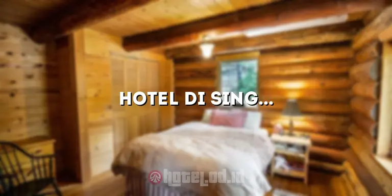 Hotel di Singaparna: Penginapan Nyaman di Destinasi Wisata Menarik