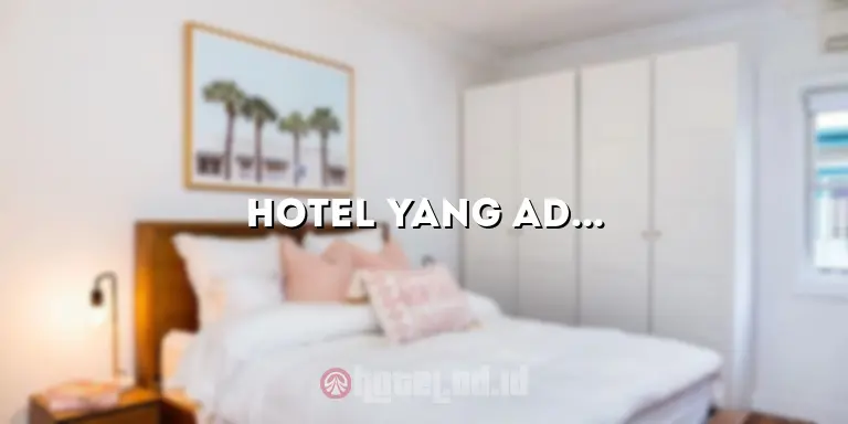 Hotel yang Ada Kolam Renang di Semarang: Pilihan Terbaik untuk Liburan Anda