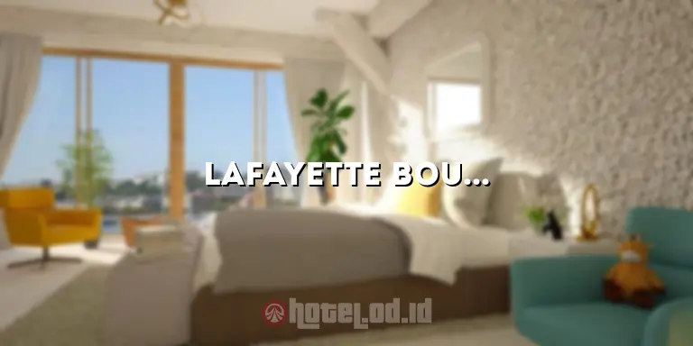 Lafayette Boutique Hotel Yogyakarta: Penginapan Mewah di Tengah Kota
