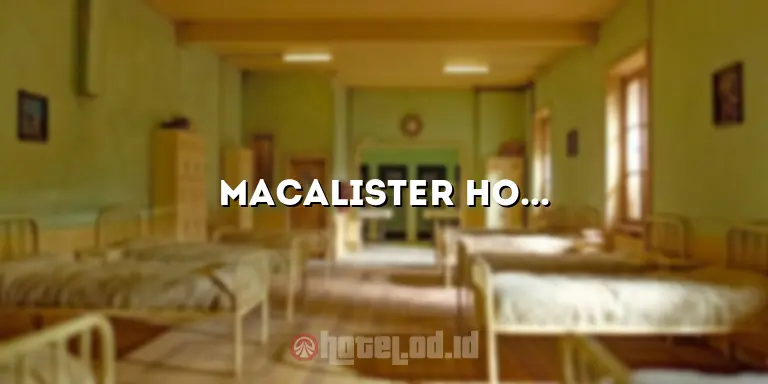 Macalister Hotel by PHC: Pengalaman Menginap yang Luar Biasa di Penang