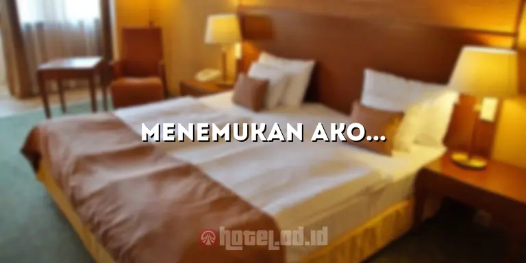 Menemukan Akomodasi Terbaik di Hotel Dekat Stasiun Solo Balapan