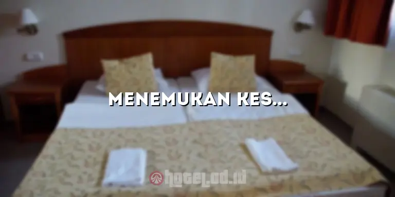 Menemukan Kesenangan dan Kenyamanan di Hotel di Bekasi Barat
