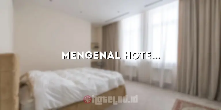 Mengenal Hotel Tawang Argo: Pilihan Akomodasi Terbaik di Tawangmangu