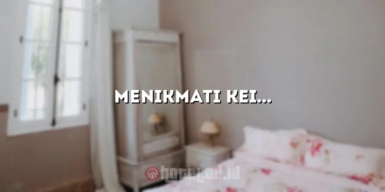 Menikmati Keindahan dan Ketenangan di Orchardz Hotel Spa