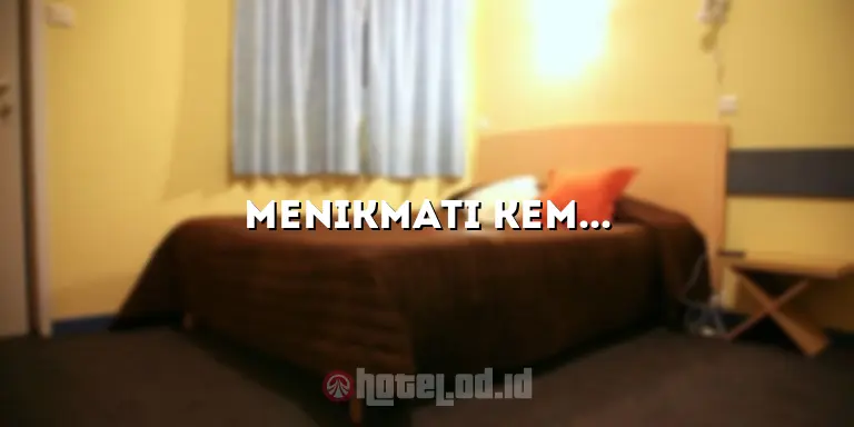 Menikmati Kemewahan dan Kenyamanan di Hotel Simatupang