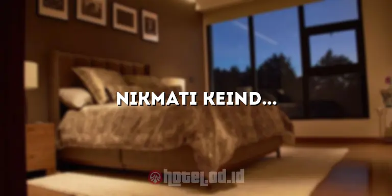 Nikmati Keindahan Nirwana Hotel Bintan: Surga Tersembunyi di Pulau Bintan