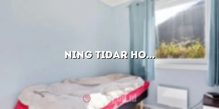 Ning Tidar Hotel: Penginapan Nyaman di Tengah Kota Malang
