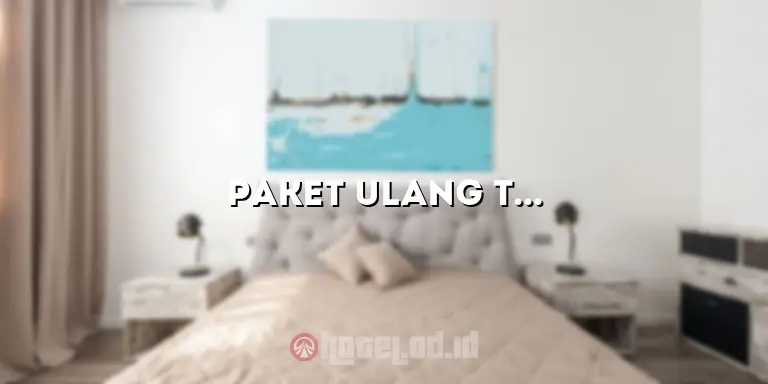 Paket Ulang Tahun Hotel Jakarta: Rayakan Momen Spesial Anda dengan Kemewahan dan Kenangan Tak Terlupakan