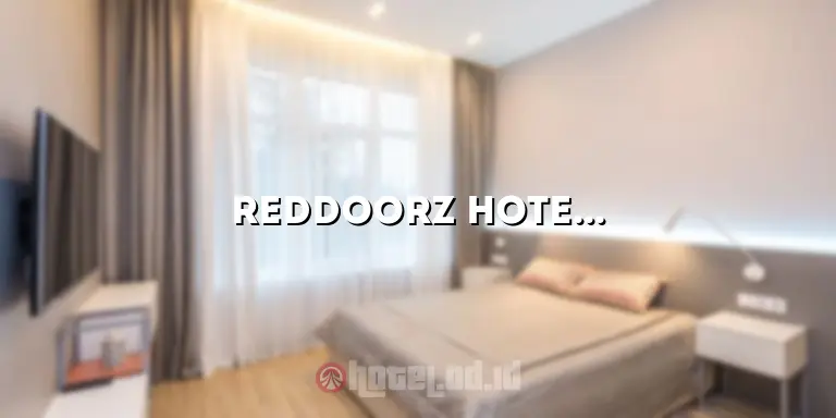 RedDoorz Hotel Surabaya: Tempat Menginap Nyaman dan Terjangkau di Kota Surabaya