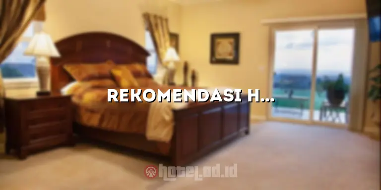 Rekomendasi Hotel dengan Kolam Renang Pribadi di Jogja