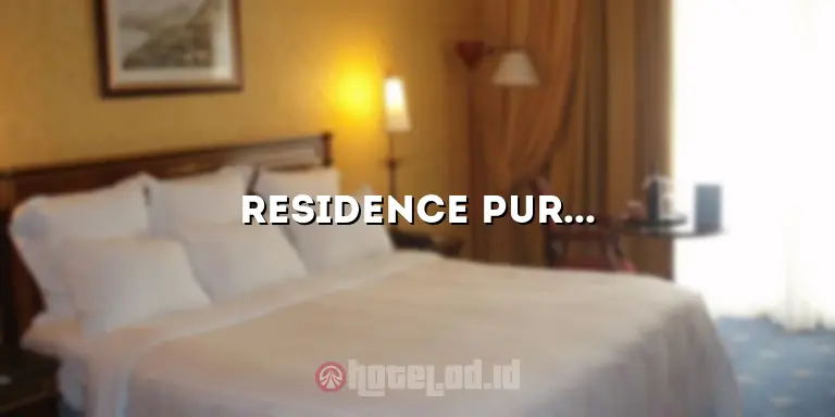 Residence Puri Hotel Medan: Penginapan Nyaman di Tengah Kota