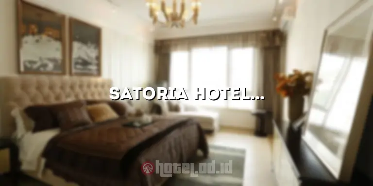 Satoria Hotel Yogyakarta Review: Pengalaman Menginap yang Menakjubkan
