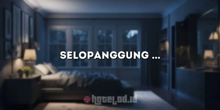 Selopanggung Hotel Resort Wisata: Menikmati Liburan yang Luar Biasa