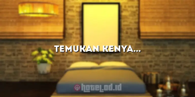 Temukan Kenyamanan dan Keindahan di Hotel di Cianjur Bintang 4