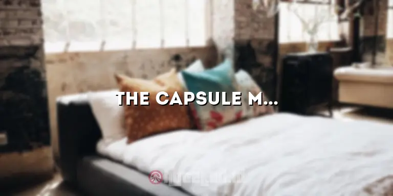 The Capsule Malioboro Hotel & Cafe: Pengalaman Menginap yang Unik di Jantung Kota Yogyakarta