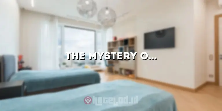 The Mystery of Haunted Hotel: A Thrilling Encounter with the Supernatural