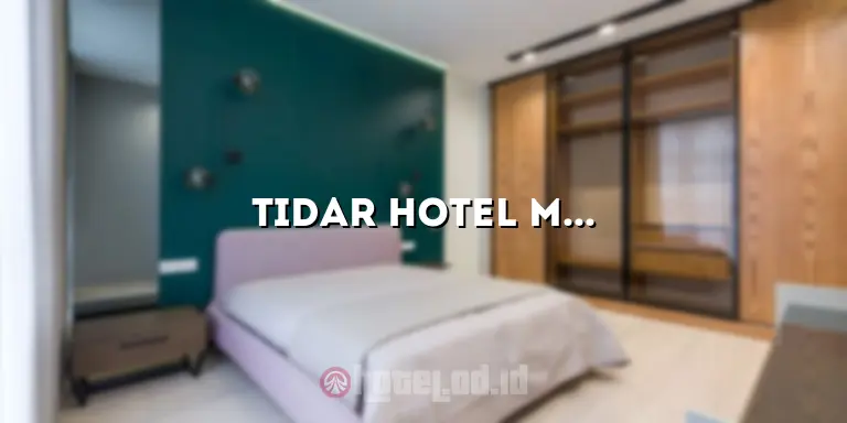 Tidar Hotel Malang: Penginapan Pilihan di Kota Malang