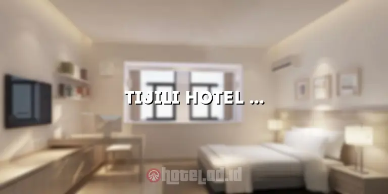 Tijili Hotel Seminyak: Hunian Mewah dengan Nuansa Bali yang Memikat