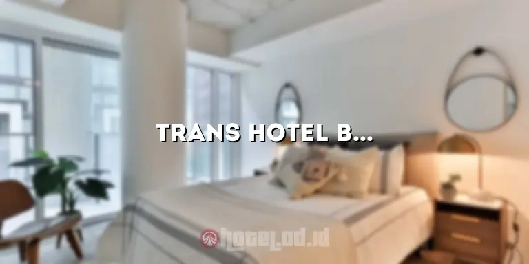 Trans Hotel Bali Seminyak: Penginapan Mewah di Tengah Keramaian