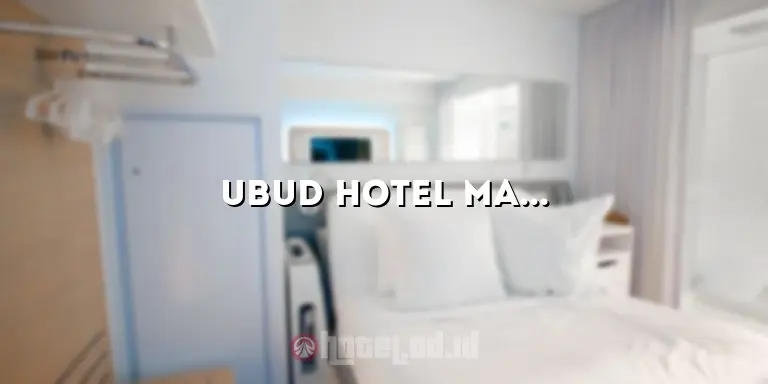 Ubud Hotel Malang: Menginap dengan Kesejukan dan Kenyamanan di Kota Malang