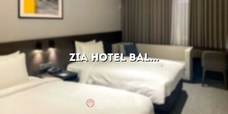 Zia Hotel Bali: Penginapan Mewah di Surga Tropis