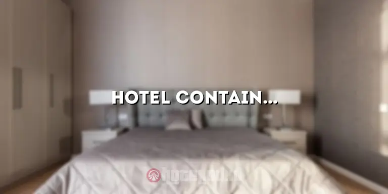 hotel container
