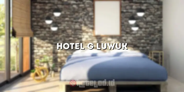 hotel g luwuk