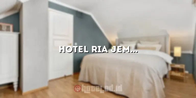 hotel ria jember