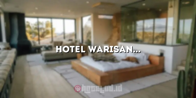 hotel warisan solo