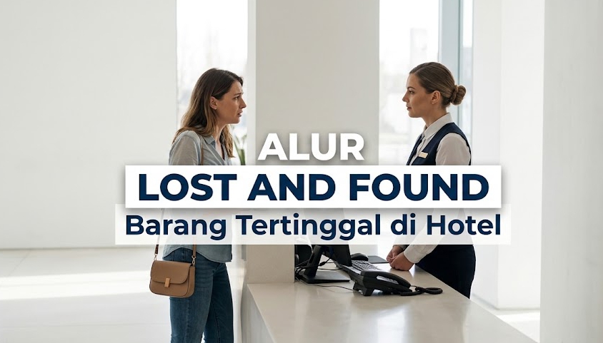 Mengikuti alur resmi lost and found hotel prosedur saat mendapati ada Barang Tertinggal di Hotel setelah proses check out.
