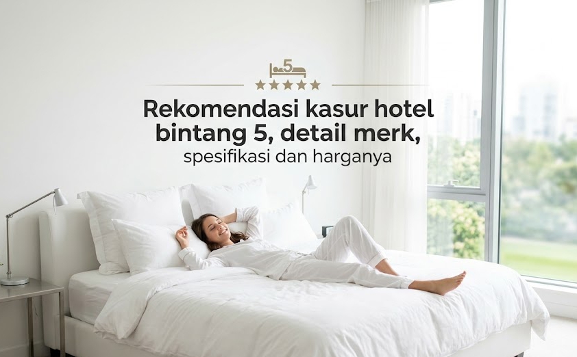 Merasakan sensasi tidur super lelap di atas Merk kasur hotel bintang 5 yang empuk dan premium.