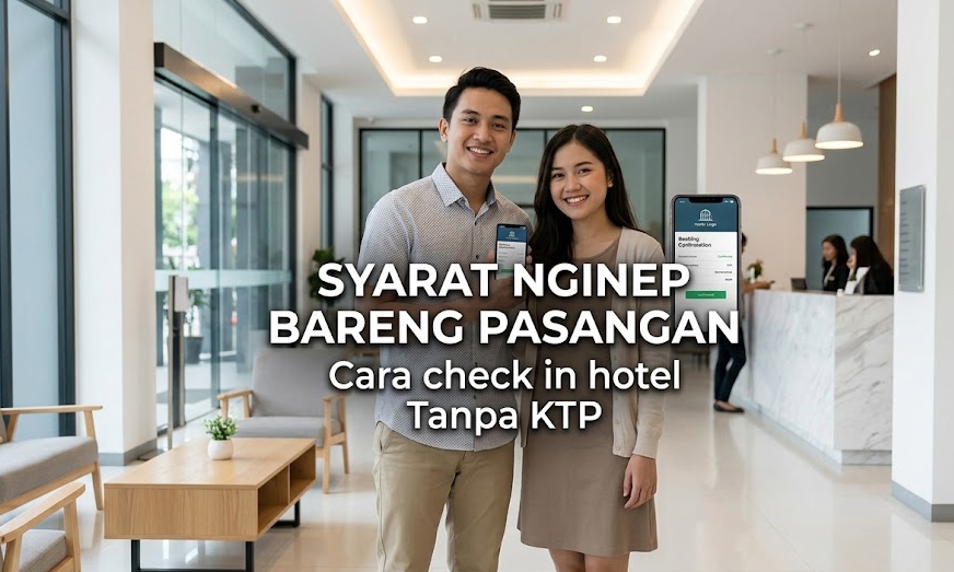 Panduan Syarat Cara check in hotel Tanpa KTP dengan pacar secara aman.