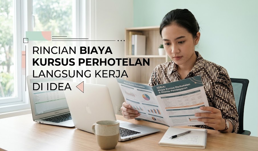 Mencari tahu rincian Biaya kursus perhotelan agar persiapan dana pendidikan lebih matang.