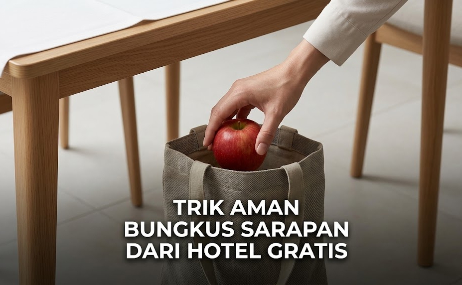 Menerapkan Etika sarapan di hotel dengan cara yang elegan saat ingin membawa sedikit camilan ke kamar.